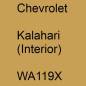 Preview: Chevrolet, Kalahari (Interior), WA119X.